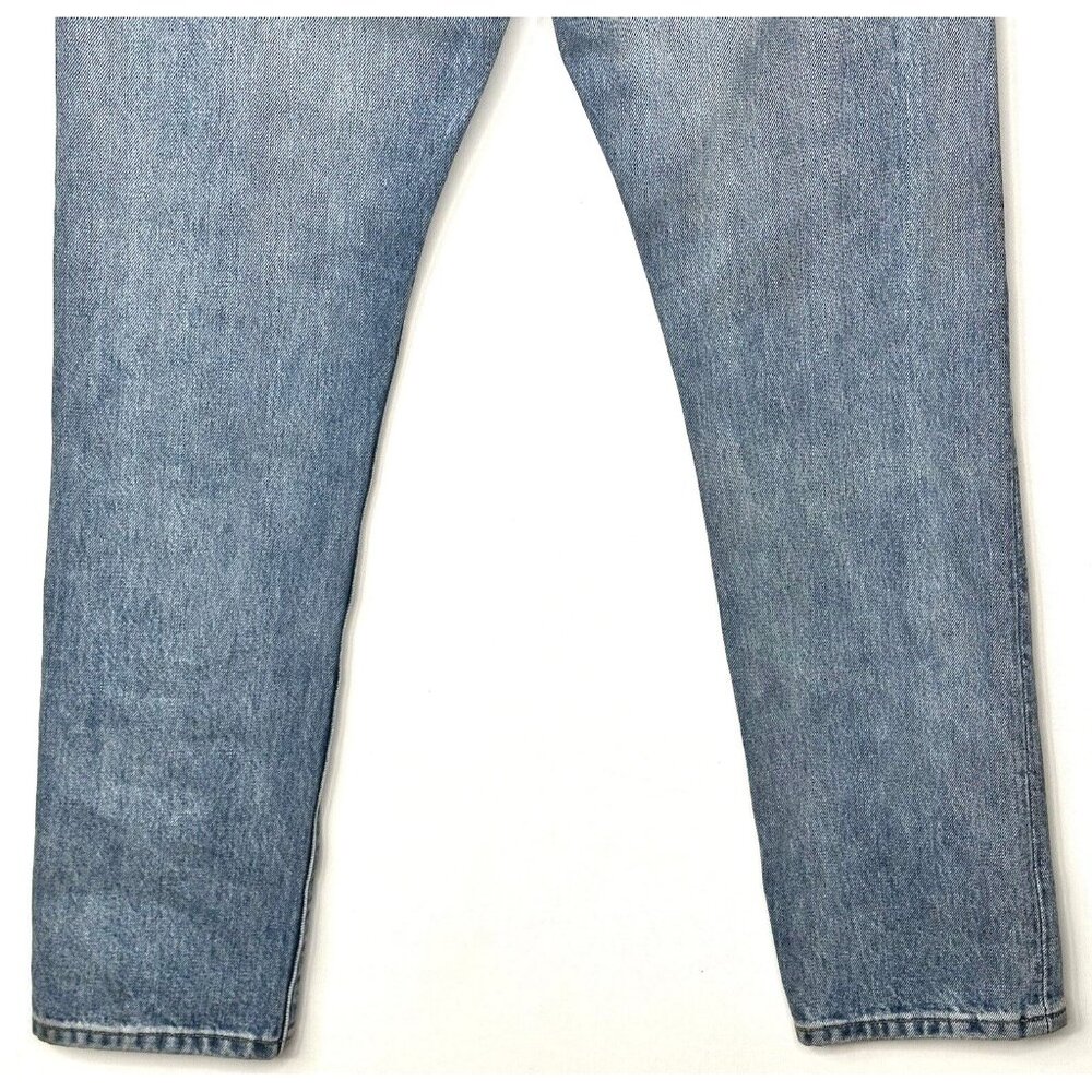Levi's Super Mario Womens Jeans 501 Original Cropped Light Wash Blue W 26 x L 30 - Picture 6 of 16